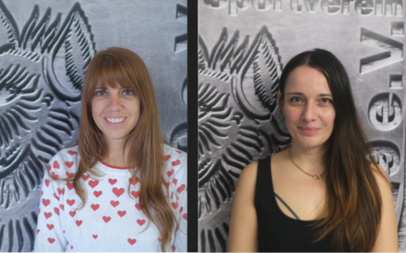 Das Herz unserer Geschäftsstelle: Natali und Djanine