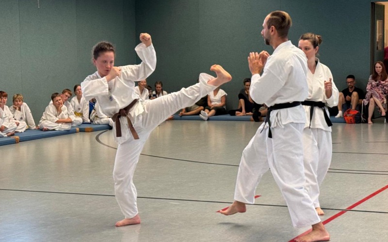 Taekwondo Gürtelprüfung im XL Format