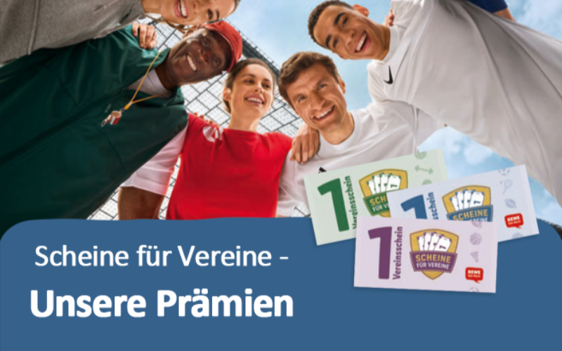 Das sind die Prämien von Scheine für Vereine