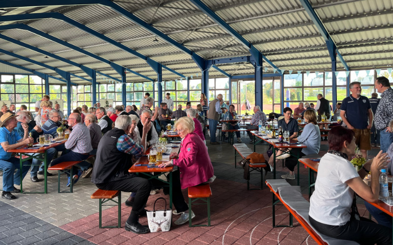 Einweihungsfeier der Stockschützenhalle