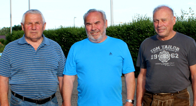 EINZELMEISTER 2014: Arnold Sepp vor Westenrieder Sepp und Fey Gust