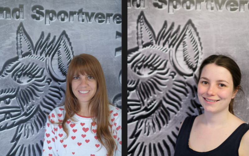 Das Herz unserer Geschäftsstelle: Tanja und Natali