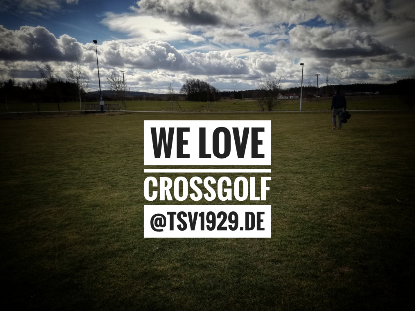 SAISONERÖFFNUNG: Die Crossgolfsaison wurde heute vom 1. & 2. Abteilungsleiter eröffnet
