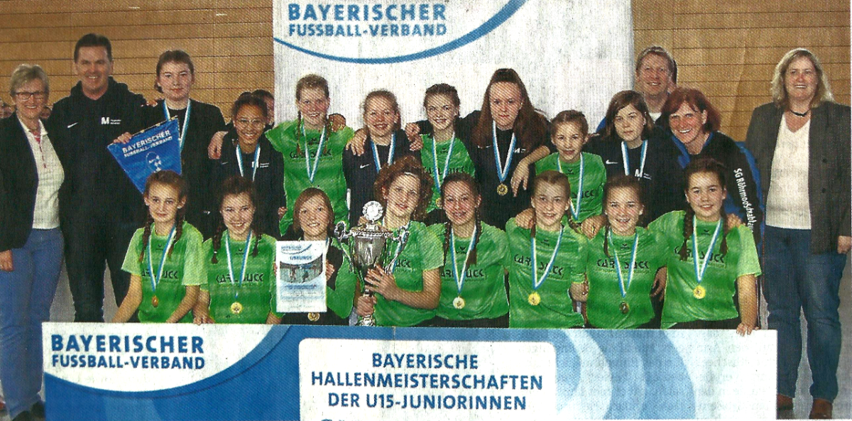 WIR GRATULIEREN: U15 Mädchen sind Bayerischer Hallenmeister 2019