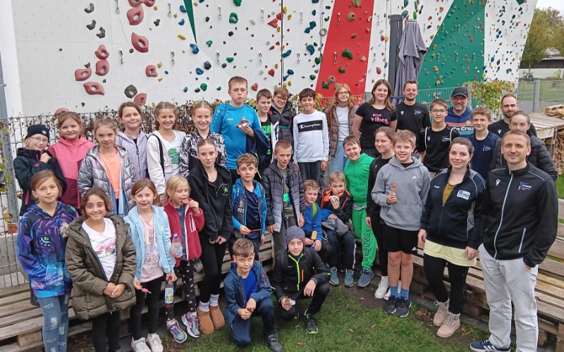 Ausflug der Taekwondo-Abteilung: Bouldern und Klettern mit den Kids!